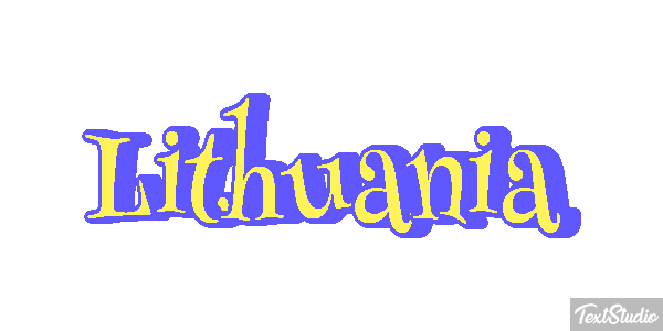 Lithuania Effet de texte