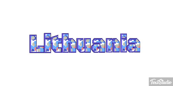 Lithuania Effet de texte