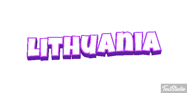 Lithuania Effet de texte