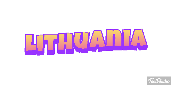 Lithuania Effet de texte