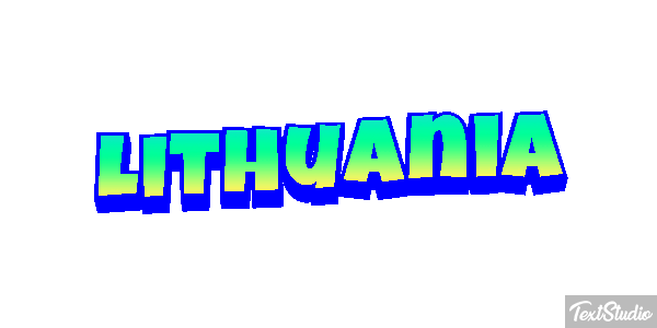Lithuania Effet de texte
