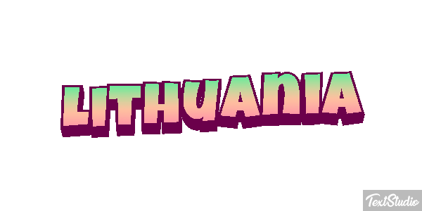 Lithuania Effet de texte