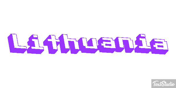 Lithuania Effet de texte
