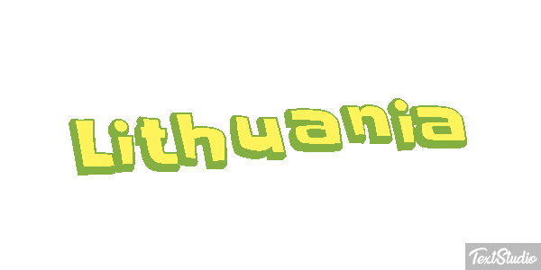 Lithuania Effet de texte