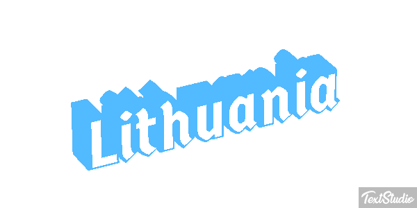 Lithuania Effet de texte