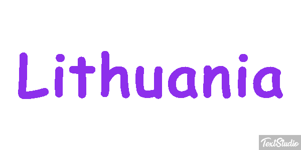 Lithuania Effet de texte