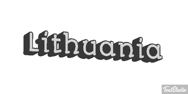 Lithuania Effet de texte