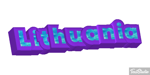 Lithuania Effet de texte