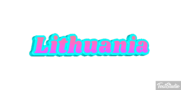 Lithuania Effet de texte