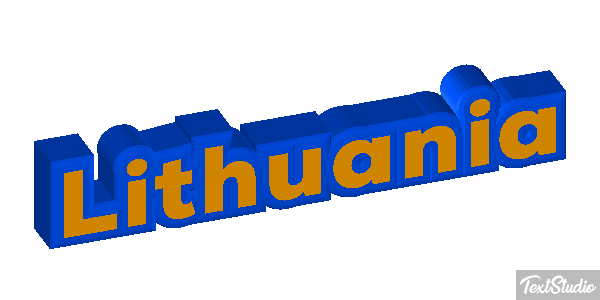 Lithuania Effet de texte