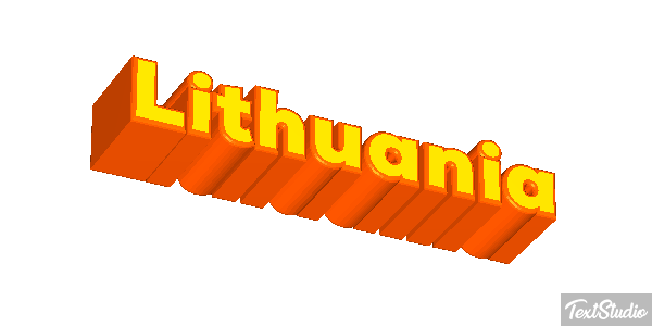 Lithuania Effet de texte