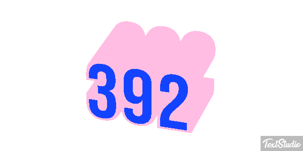 392 Text effect
