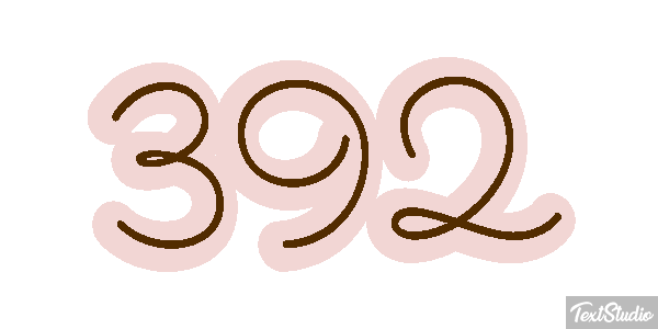392 Text effect