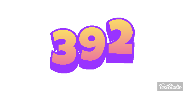 392 Text effect
