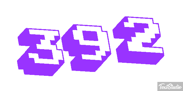 392 Text effect