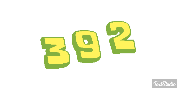 392 Text effect