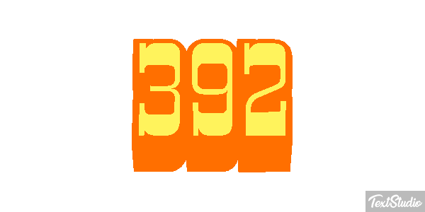 392 Text effect