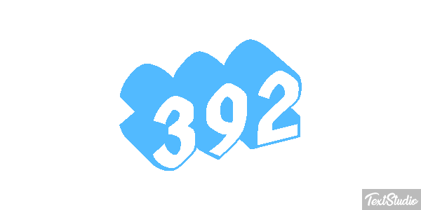 392 Text effect