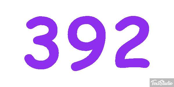 392 Text effect