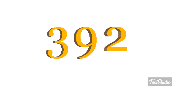 392 Text effect