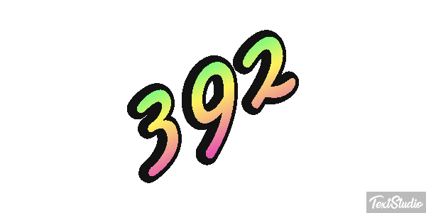 392 Text effect