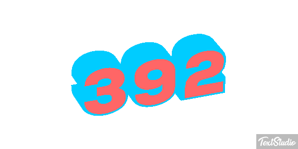 392 Text effect
