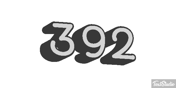 392 Text effect