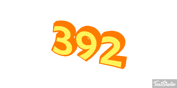 392 Text effect