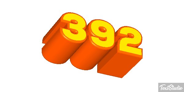 392 Text effect