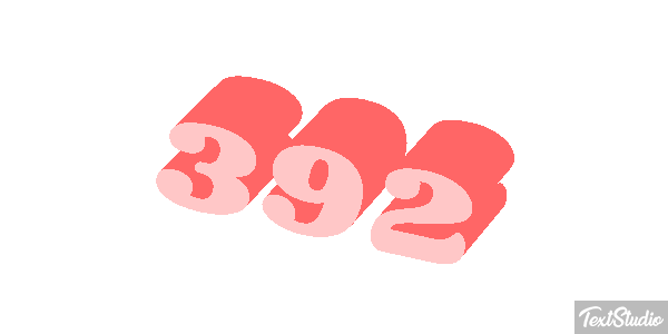 392 Text effect