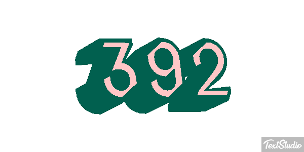 392 Text effect