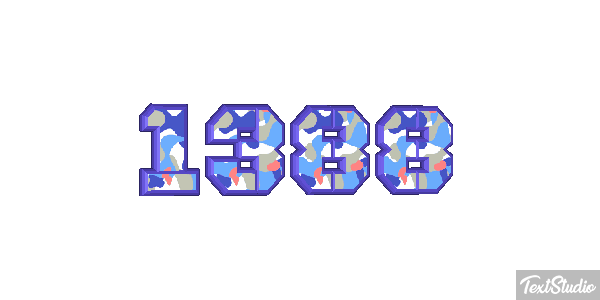 1388 Text effect