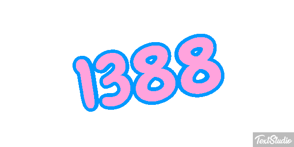 1388 Text effect