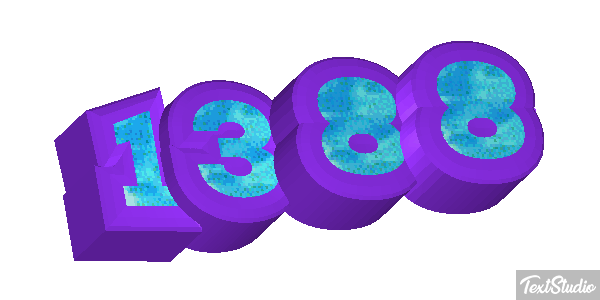 1388 Text effect