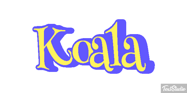 Koala Efecto de texto