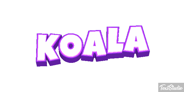 Koala Efecto de texto