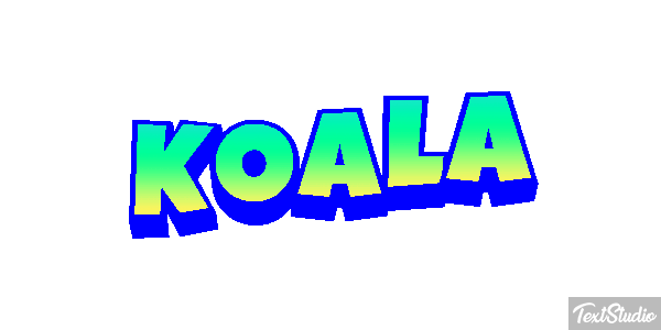 Koala Efecto de texto