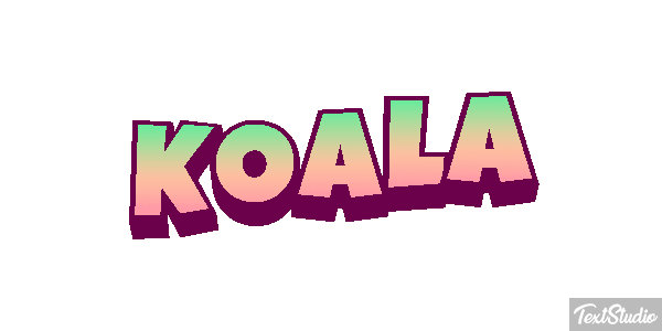 Koala Efecto de texto
