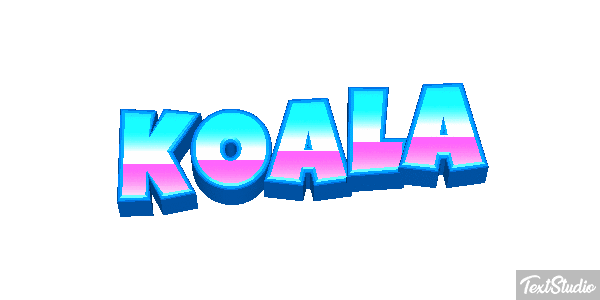 Koala Efecto de texto