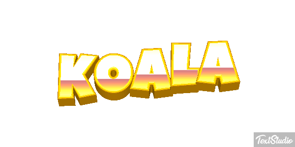 Koala Efecto de texto