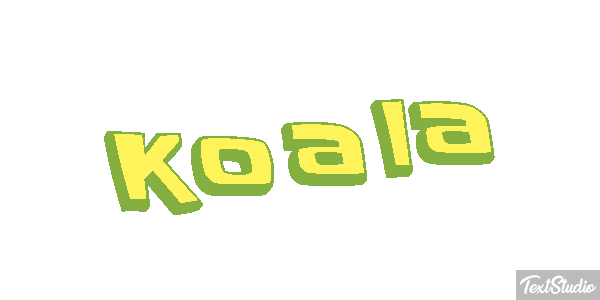 Koala Efecto de texto