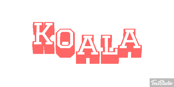 Koala Efecto de texto