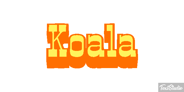 Koala Efecto de texto