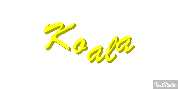 Koala Efecto de texto