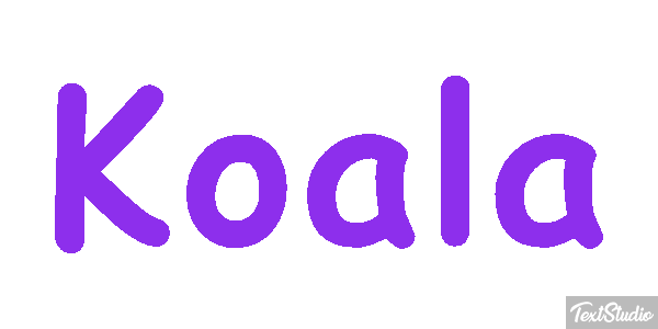 Koala Efecto de texto