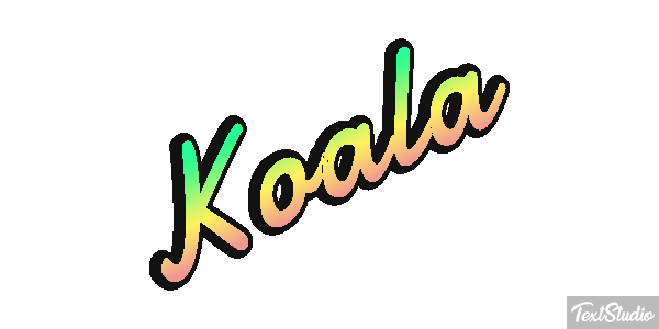 Koala Efecto de texto
