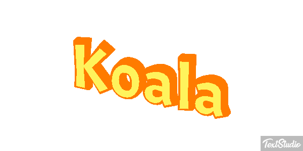 Koala Efecto de texto