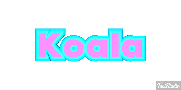 Koala Efecto de texto