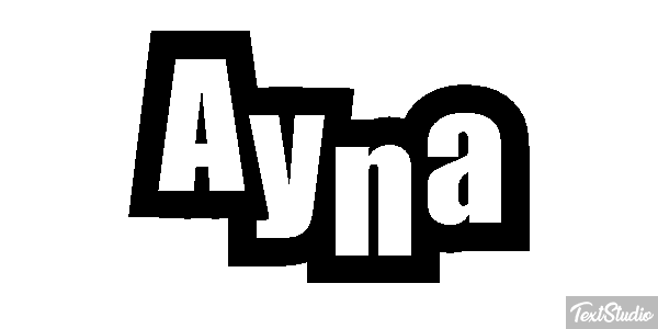 Ayna Effetto testo