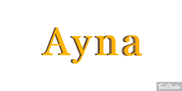 Ayna Effetto testo